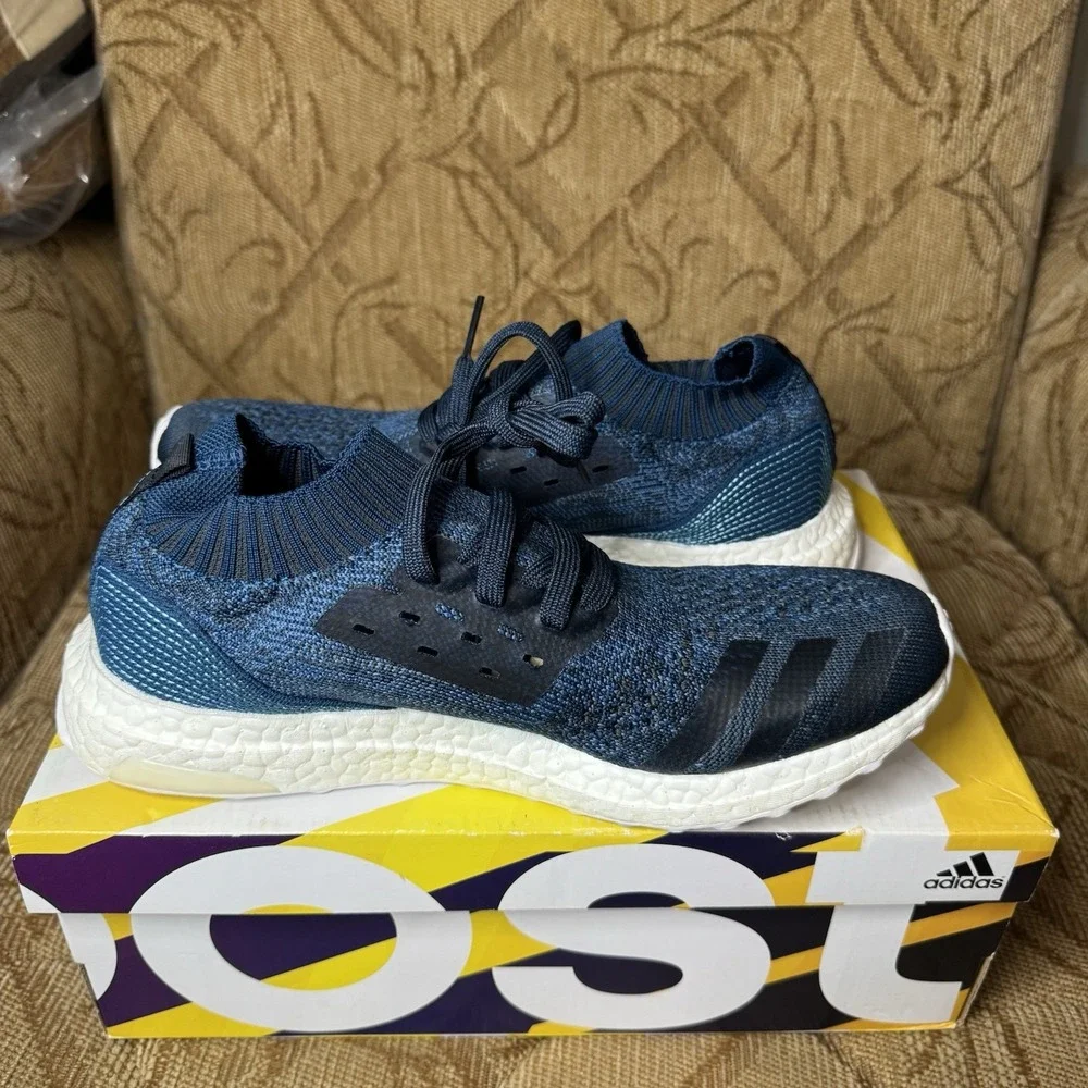 Adidas 2017 Parley x UltraBoost Uncaged Night Navy Men's 8.5 BY3057 Nearly‎ New!